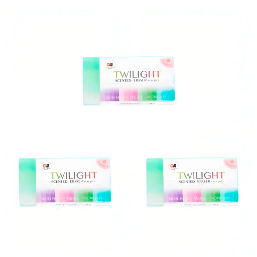 Set 3 Gomas De Borrar Perfumada Strawberry Twilight - Fliperex