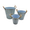 Set 3 Maceteros Metalicos Decorativos Flowers And Garden