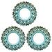 Set 3 Marcos De Espejos Estilo Arabe Decorativo Calipso Deco - Fliperex