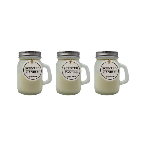 Set 3 Velas Aromatica Elegantes Taza Fragancia Duradera Deco - Fliperex