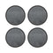 Set 4 Platos De Ceramica Gris Elegante Minimalist Plato Bajo