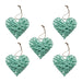 Set 5 Corazones De Mimbre Para Decoracion Corazon - Fliperex