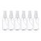 Set 6 Botella De Viaje Pulverizador 75 Ml Transparente