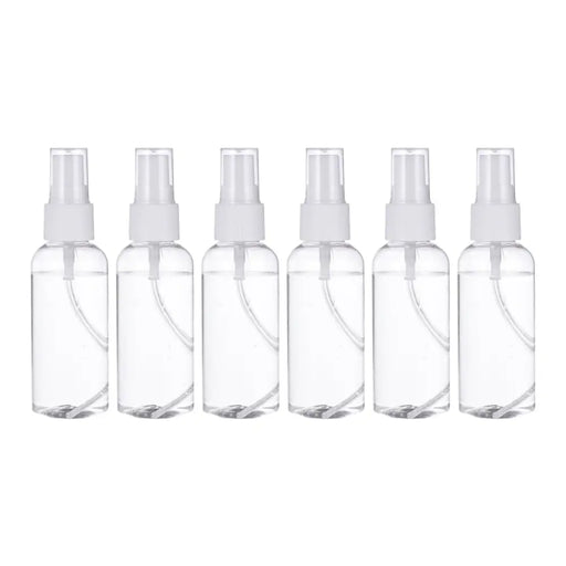Set 6 Botella De Viaje Pulverizador 75 Ml Transparente - Fliperex