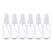 Set 6 Botella De Viaje Pulverizador 75 Ml Transparente - Fliperex