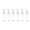 Set 6 Botella Dispensadora 100 Ml Transparente Multiuso