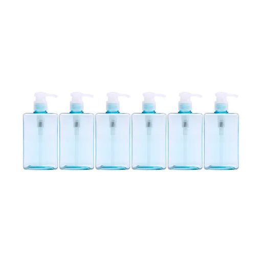 Set 6 Botellas Cuadrada Dispensadora Con Seguro 150 Ml - Fliperex