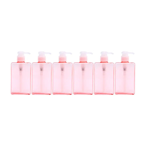 Set 6 Botellas Cuadrada Dispensadora Con Seguro 150 Ml - Fliperex