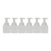 Set 6 Botellas Dispensador De Espuma Cuadrada Blanca 250 Ml - Fliperex