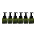 Set 6 Botellas Dispensador De Espuma Cuadrada Negra 250 Ml - Fliperex
