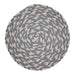Set 6 Individuales Circulares Trenzados Completo Rosado Gris - Fliperex