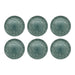 Set 6 Platos De Ceramica Calipso Relieve Patrones Vintage - Fliperex