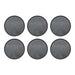 Set 6 Platos De Ceramica Gris Elegante Minimalist Plato Bajo - Fliperex