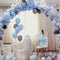 Set Arco De Globos Cumpleaños Fiestas Celeste 173 Piezas