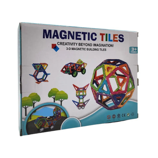 Set De Construccion Magnetico Piezas Magneticas 58 Piezas - Fliperex