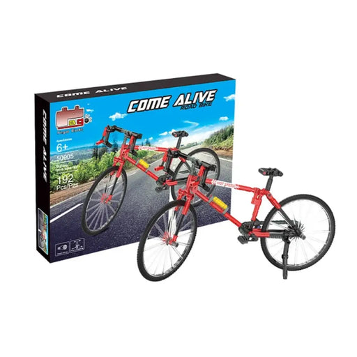 Set Juguete Bicicleta Roja Hot Speed Escala Para Armar - Fliperex