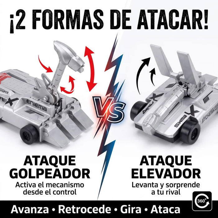 Set 2 Autos Chocadores De Destrucción Control Remoto Rc Infantil