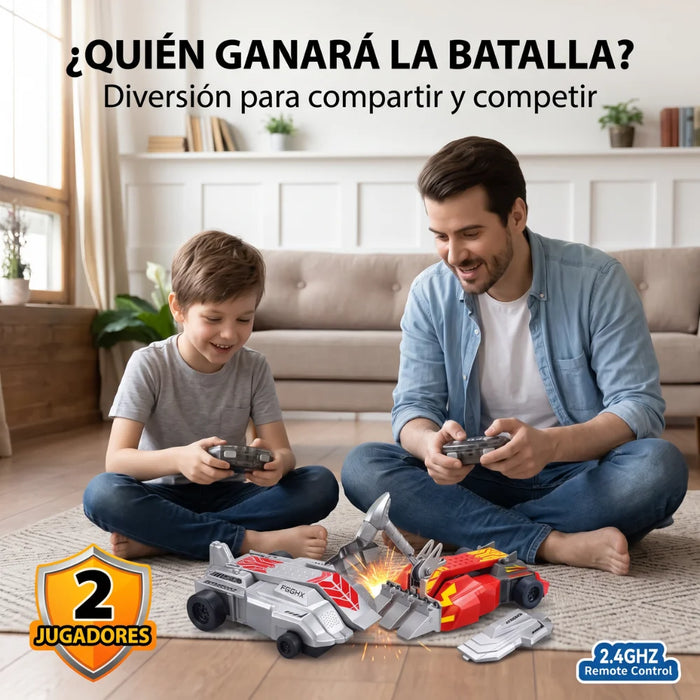 Set 2 Autos Chocadores De Destrucción Control Remoto Rc Infantil