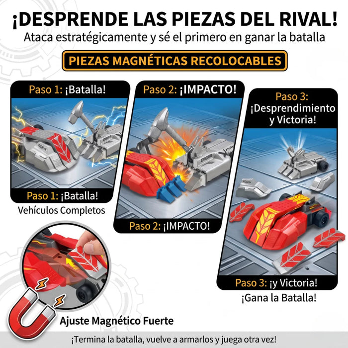 Set 2 Autos Chocadores De Destrucción Control Remoto Rc Infantil