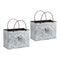 Set 2 Macetero Metalico Decorativo Con Asas Florero Cartera