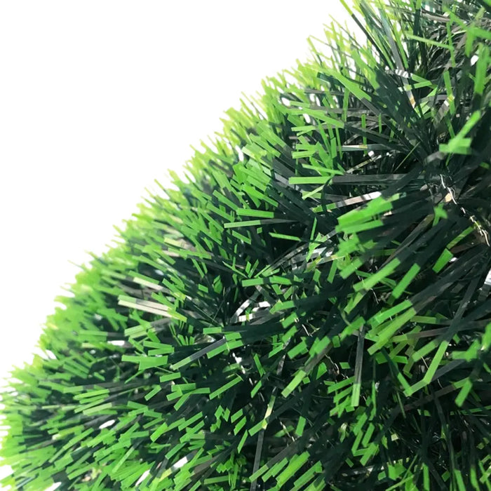 Set 2 Pinos Navidad Verdes Nieve Adorno Navideño 50 Cm