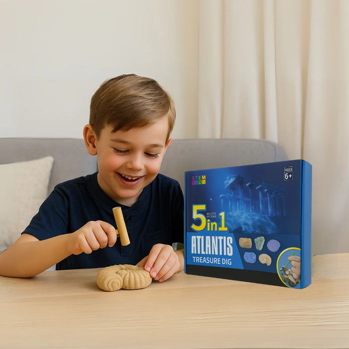 Set 3 Kit De Excavación 5 En 1 Juguete Educativo Infantil