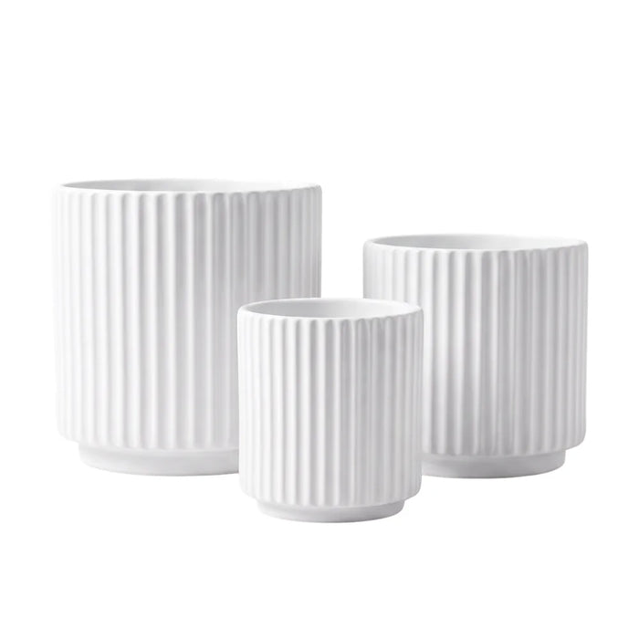 Set 3 Maceteros Macetas De Ceramica Para Plantas Decoracion