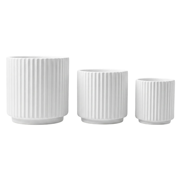 Set 3 Maceteros Macetas De Ceramica Para Plantas Decoracion