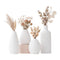 Set 4 Floreros de Ceramica Decorativos Estilo Nordico Hogar