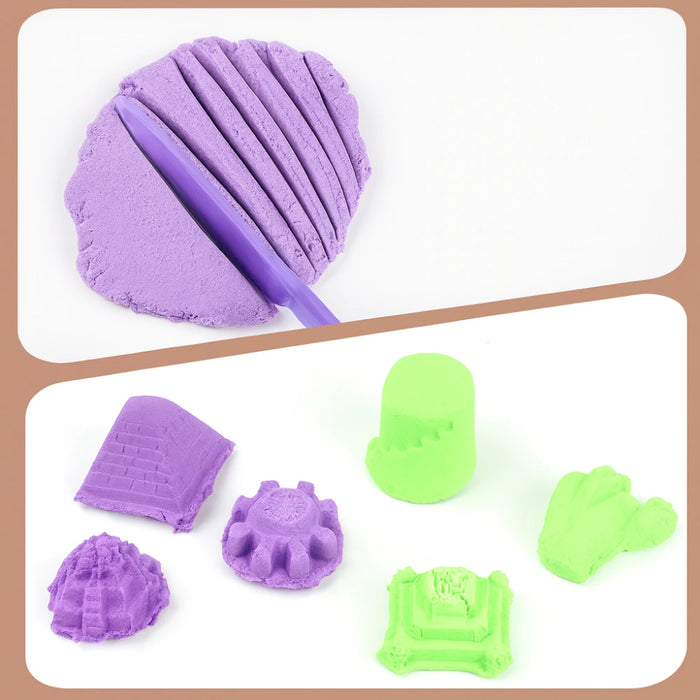 Set De Arena Magica Con Accesorios Y Moldes Playa Mar