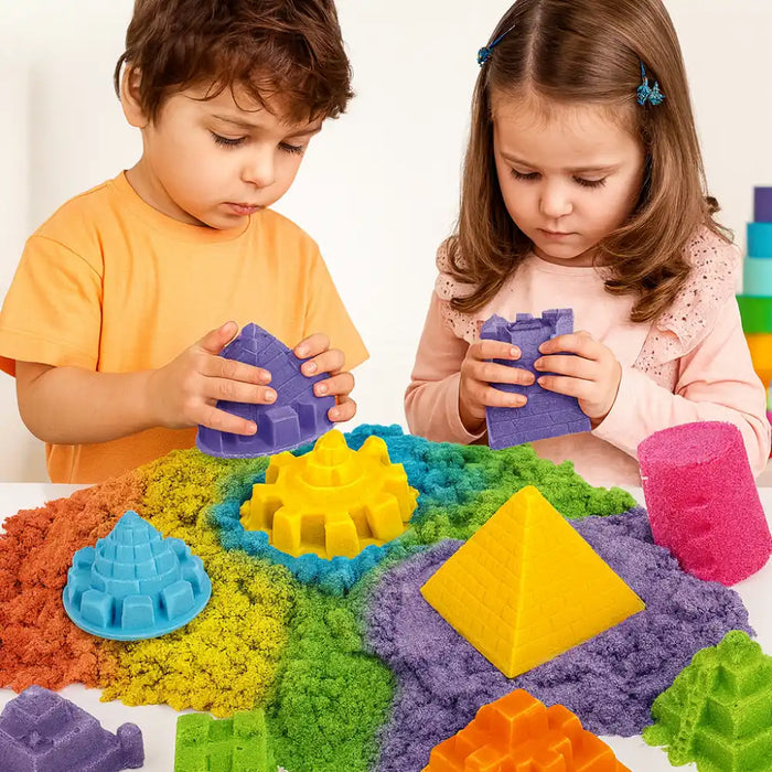 Set De Arena Magica Con Accesorios Y Moldes Playa Mar