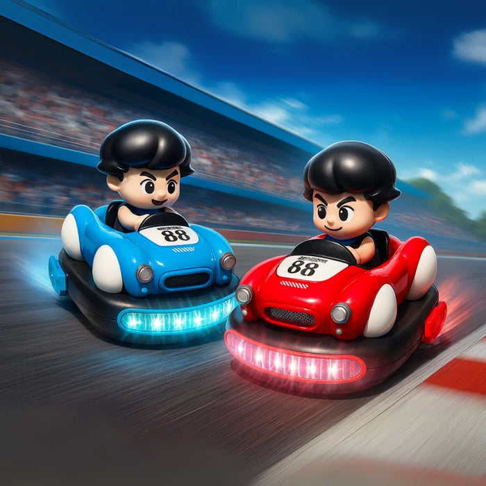 Set de Autitos Chocadores a Control Remoto Piloto Bumper Car