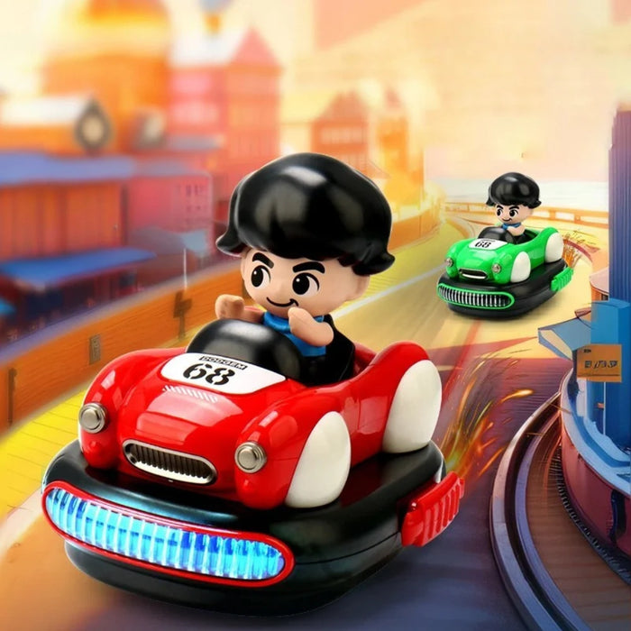 Set de Autitos Chocadores a Control Remoto Piloto Bumper Car