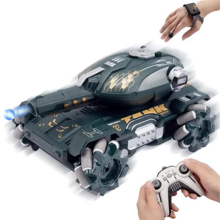 Tanque A Control Remoto Teledirigido Lanza Bolitas De Biogel - Fliperex