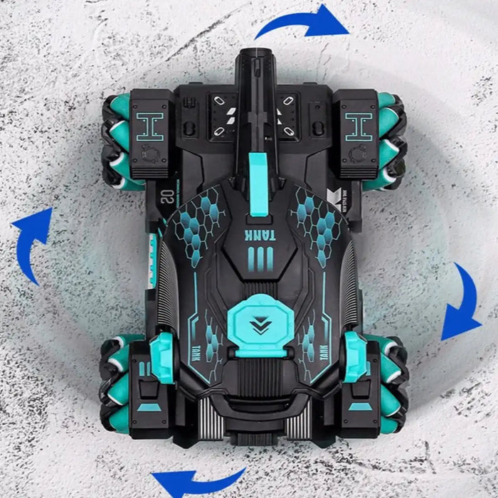 Tanque A Control Remoto Teledirigido Lanza Bolitas De Biogel