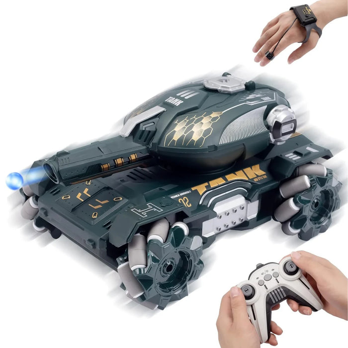 Tanque A Control Remoto Teledirigido Lanza Bolitas De Biogel