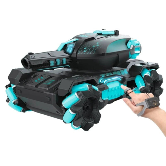 Tanque A Control Remoto Teledirigido Lanza Bolitas De Biogel