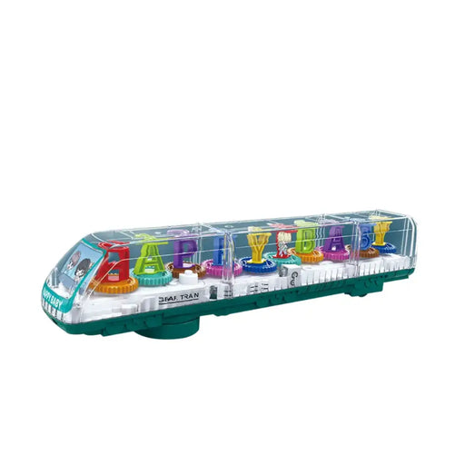 Tren Educativo Transparente Letras Y Números Luminoso - Fliperex