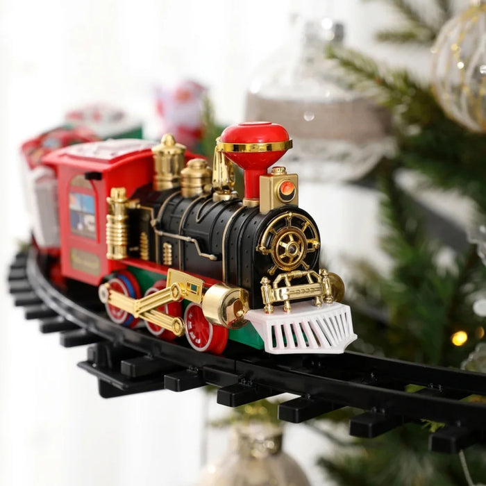 Tren Navideño Electrico Para Arbol Navidad Decorativo Pino