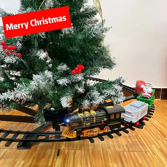 Tren Navideño Electrico Para Arbol Navidad Decorativo Pino