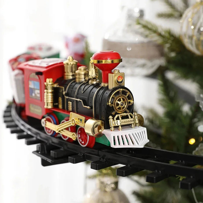 Tren Navideño Electrico Para Arbol Navidad Decorativo Pino