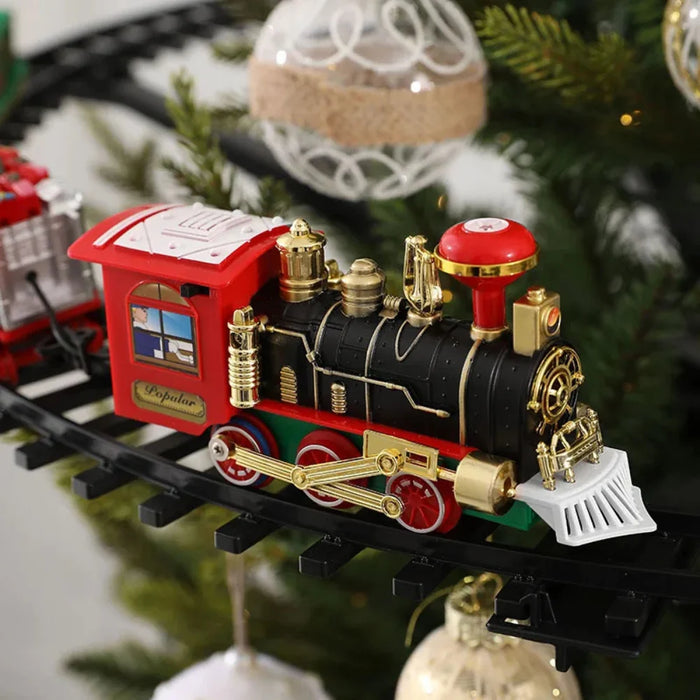 Tren Navideño Electrico Para Arbol Navidad Decorativo Pino