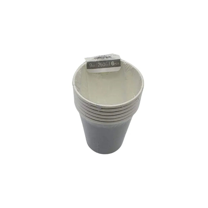 Vasos Cartón 6 Unidades Cumpleaños Fiesta 250ml Ecológico - Fliperex