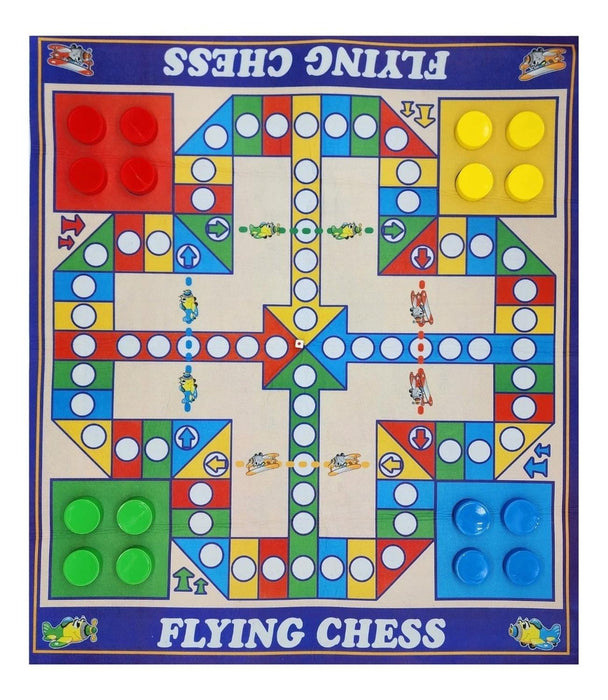 Juego De Mesa 2 En 1 Ludo Y Serpientes Y Escaleras Familiar