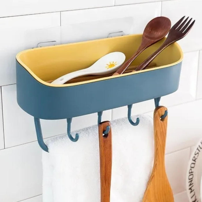 Organizador Ducha Baño Cocina Plástico Adhesivo