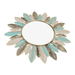 Cuadro De Metal Decorativo De Plumas Metalicas De Colores - Fliperex