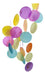 Colgante Campana De Viento Multi Color Diseño Decorativas - Fliperex