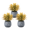 Set 3 Plantas Artificiales Flores Velo de Novia Decoracion
