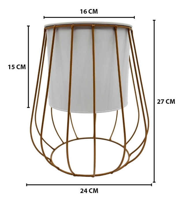 Set 3 Maceteros Maceta Geometrica Nordica Pedestal De Fierro