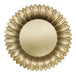 Bandeja Plato Decorativa Dorada Nordica Con Forma De Flor - Fliperex
